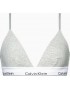 Calvin Klein Light Lined Bralette 000QF5650EE-020 Γυναικείο Bralette με φαρδύ λάστιχο αφαιρούμενη επένδυση ΓΚΡΙ